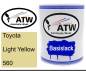 Preview: Toyota, Light Yellow, 560: 1L Lackdose, von ATW Autoteile West.